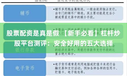 股票配资是真是假 【新手必看】杠杆炒股平台测评：安全好用的五大选择